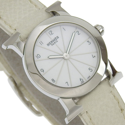 Hermès White Steel H