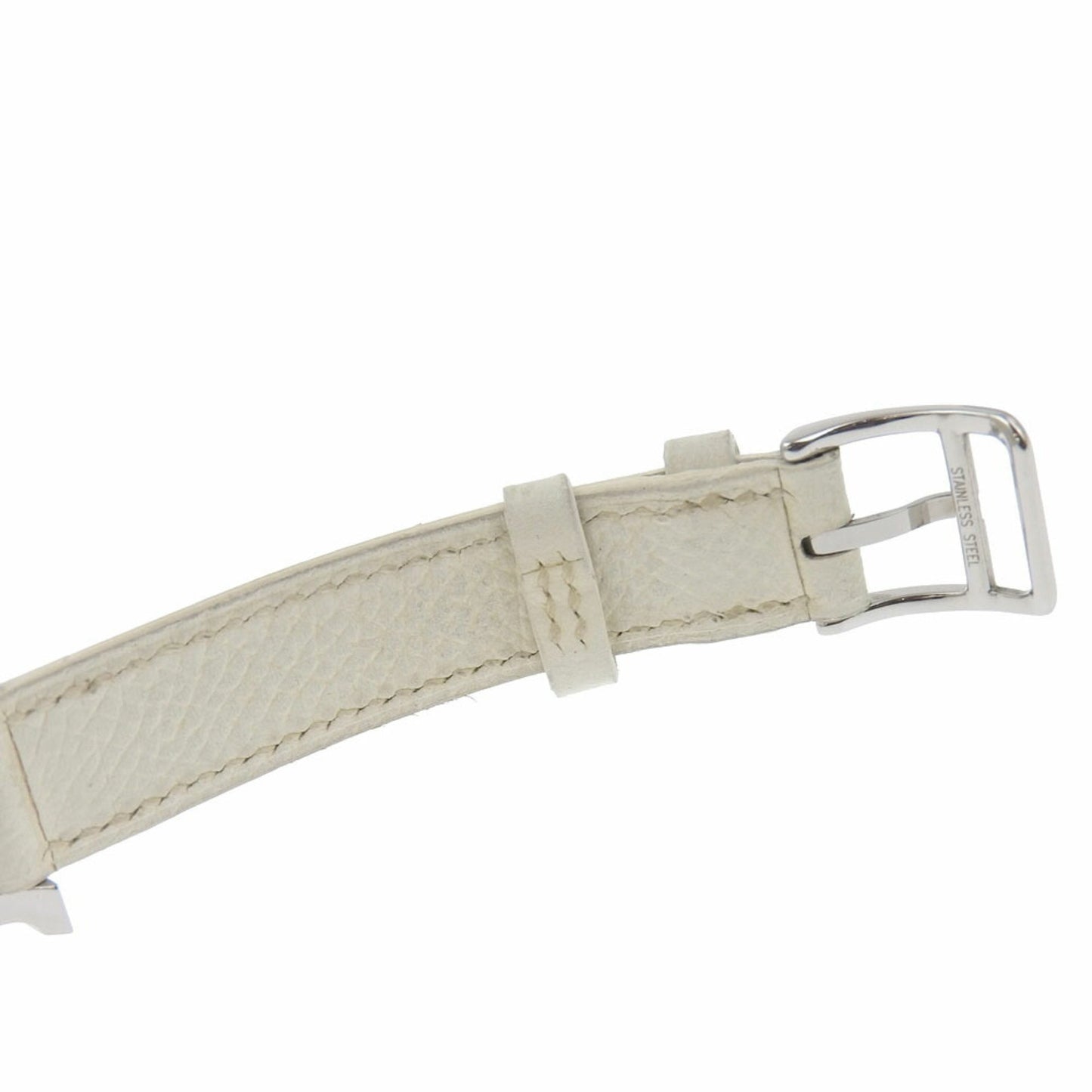 Hermès White Steel H