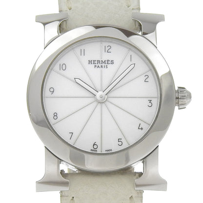 Hermès White Steel H