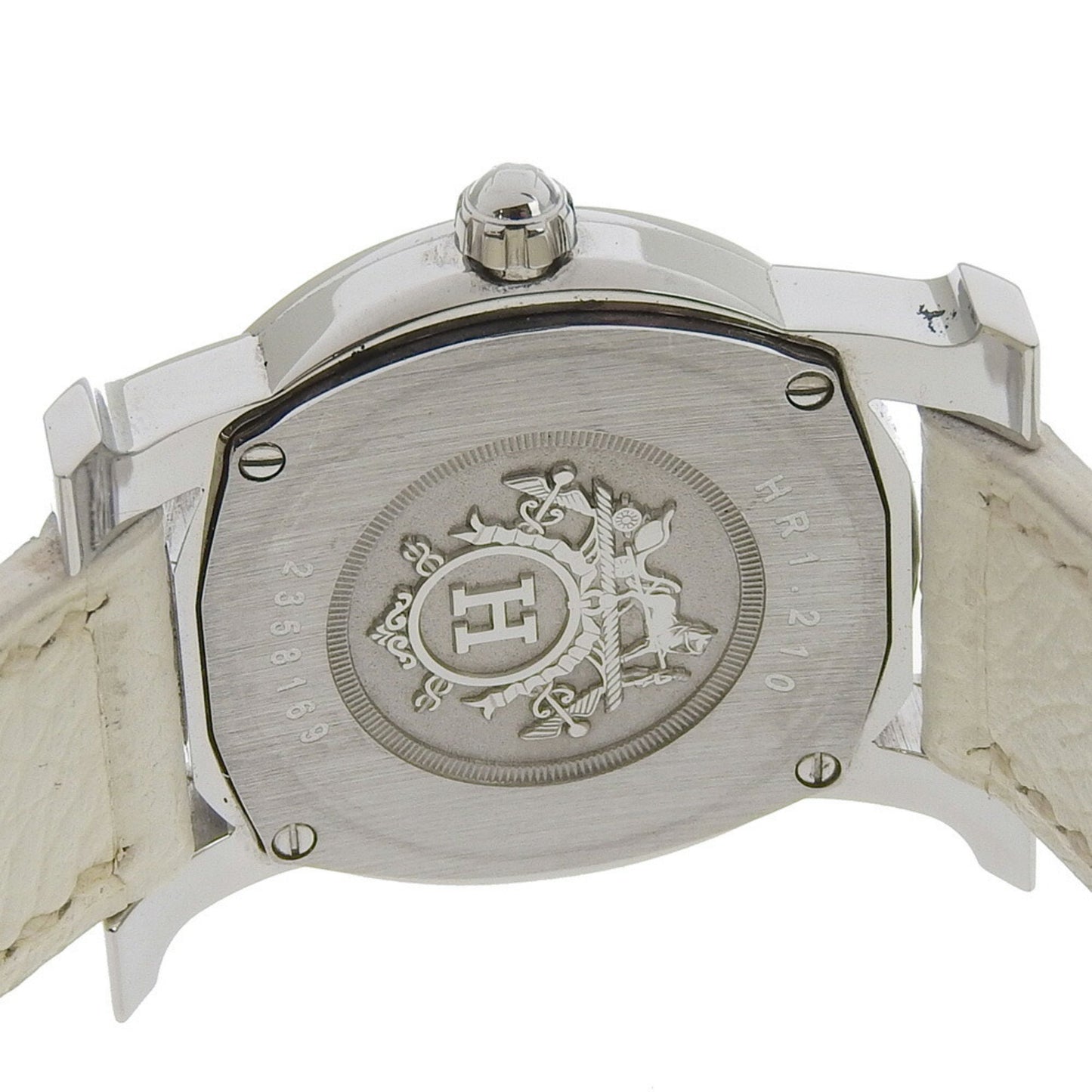 Hermès White Steel H