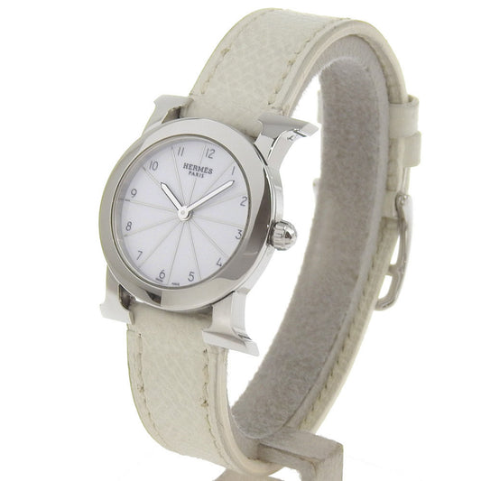 Hermès White Steel H