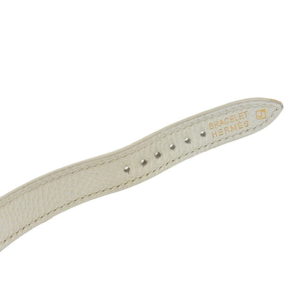 Hermès White Steel H