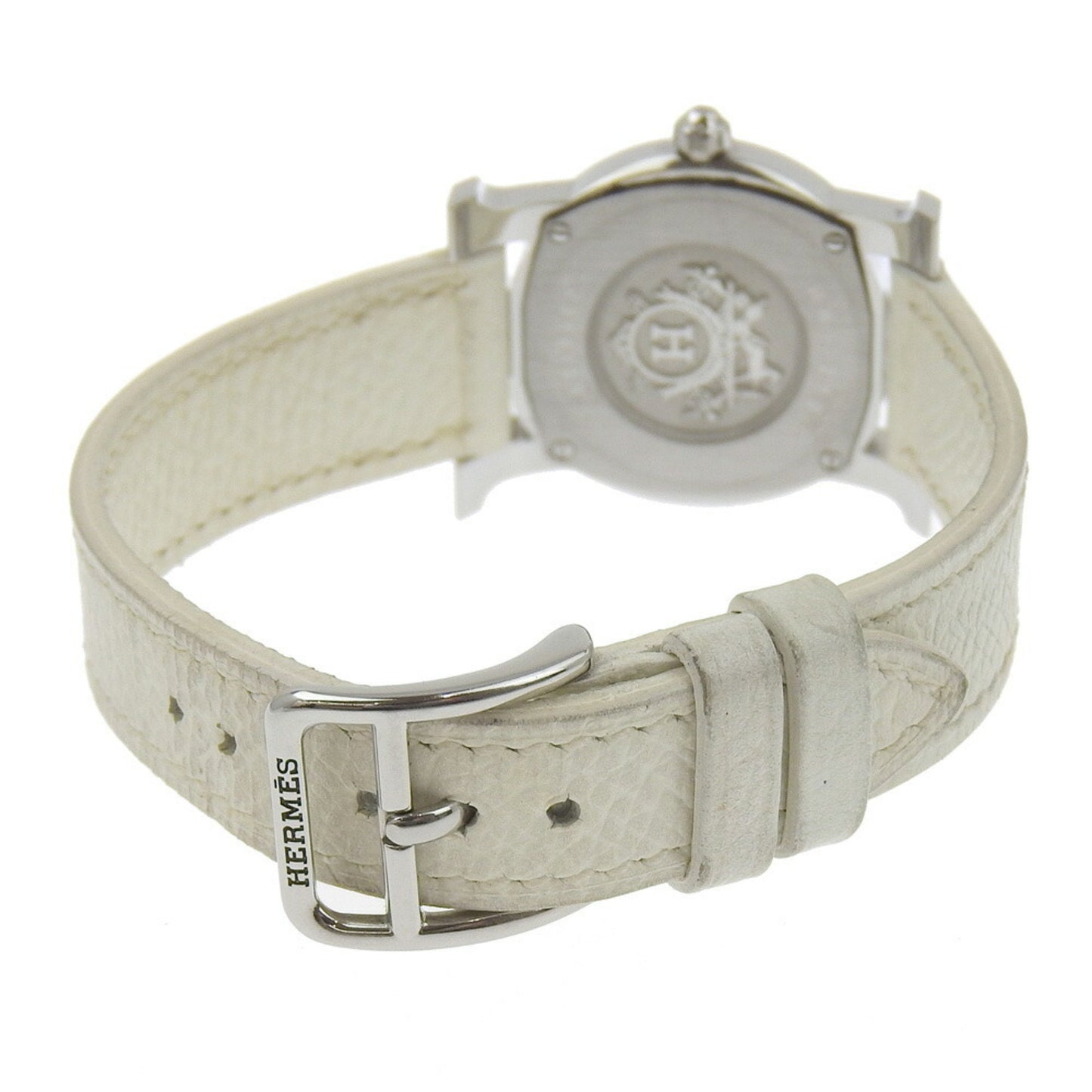 Hermès White Steel H