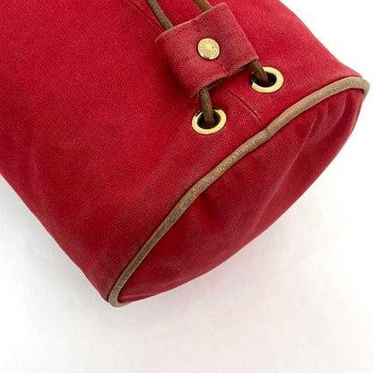 Hermès Red Canvas Sherpa