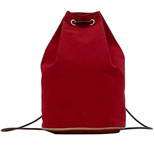 Hermès Red Canvas Sherpa