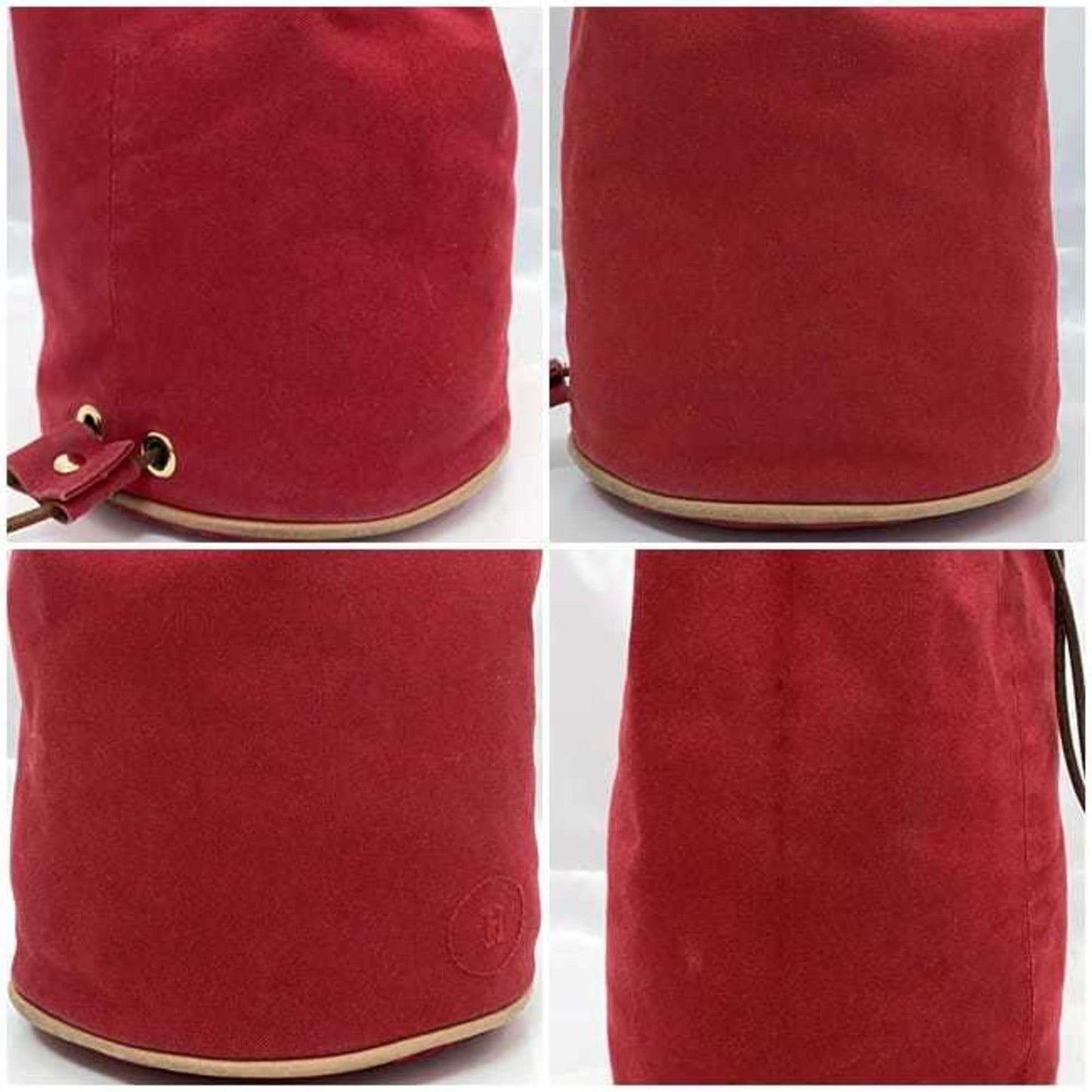 Hermès Red Canvas Sherpa