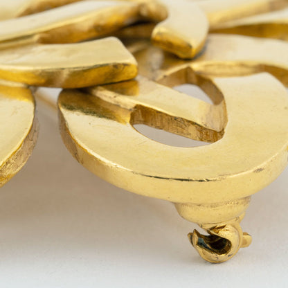 Chanel Gold Gold Plated Coco Mark