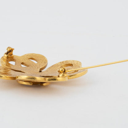 Chanel Gold Gold Plated Coco Mark
