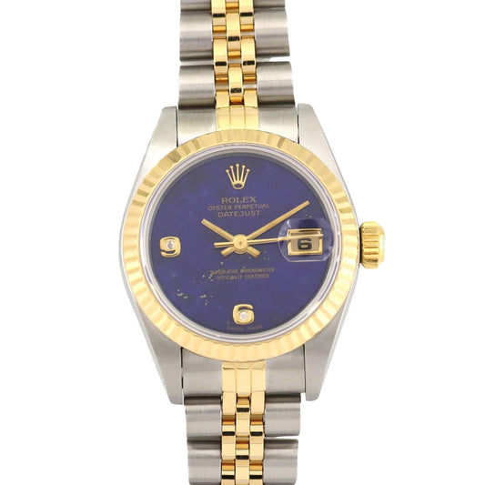 Rolex Purple Gold And Steel Datejust