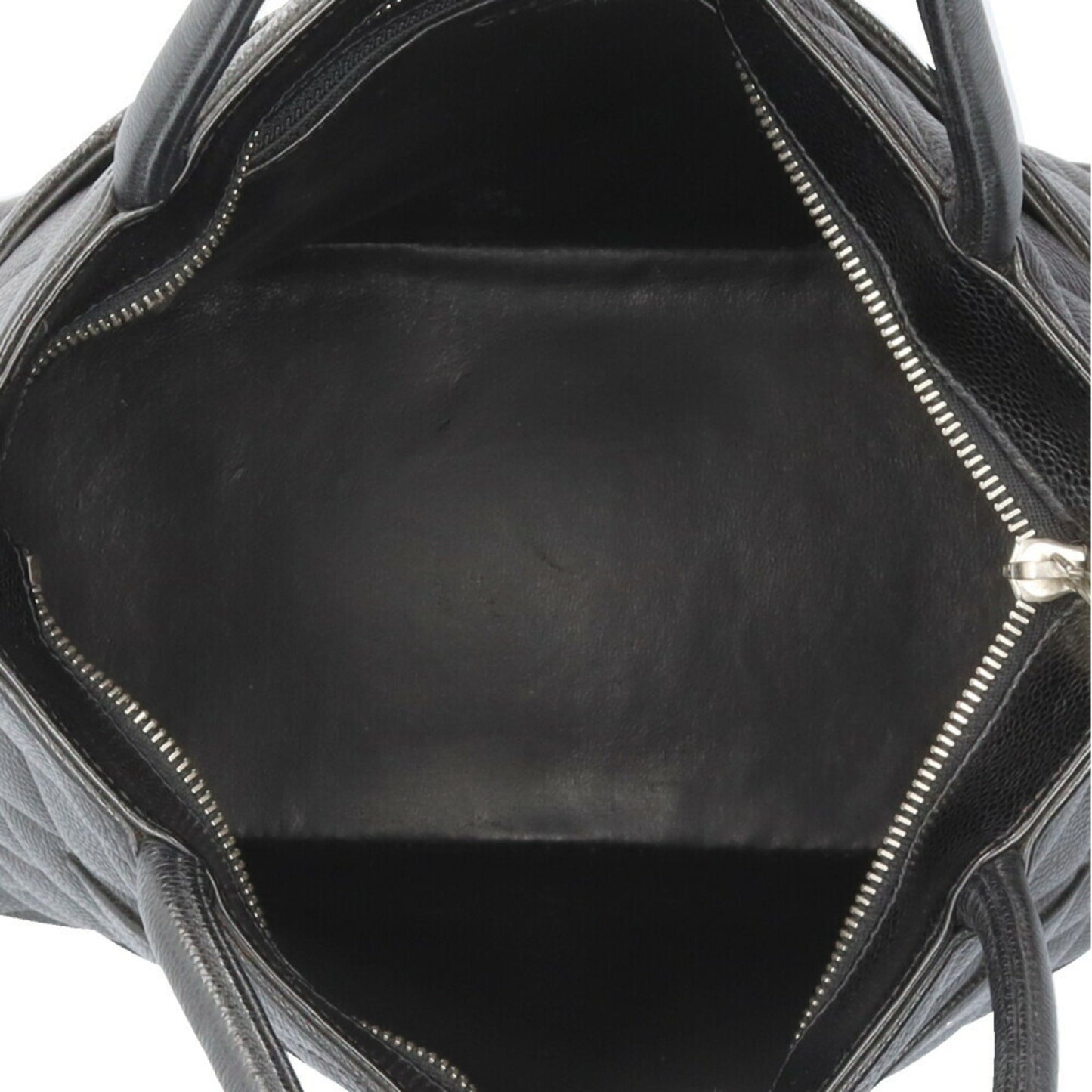 Chanel Black Leather Medaillon