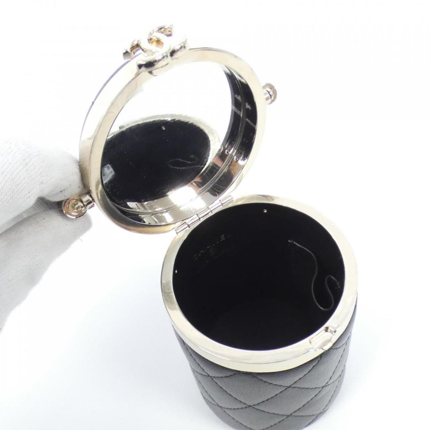 Chanel Black Leather Coco Handle