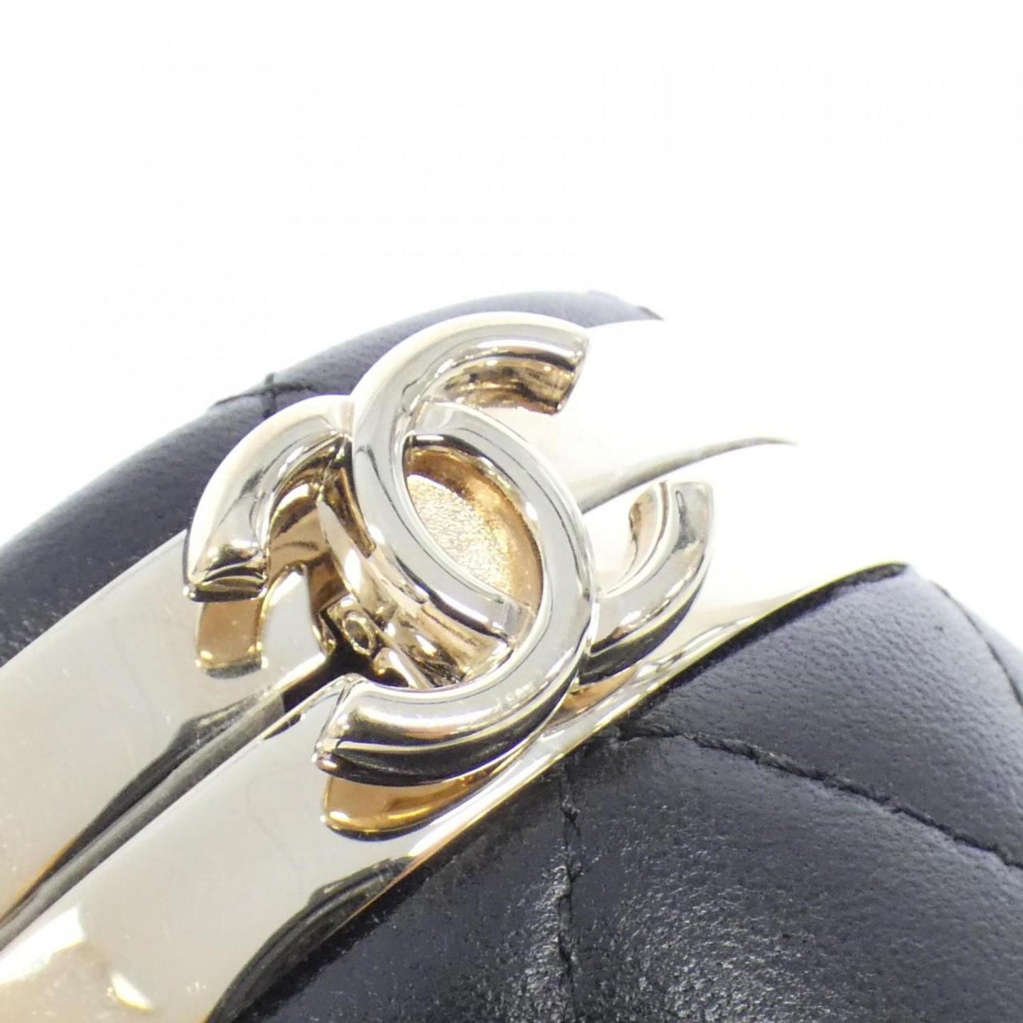 Chanel Black Leather Coco Handle