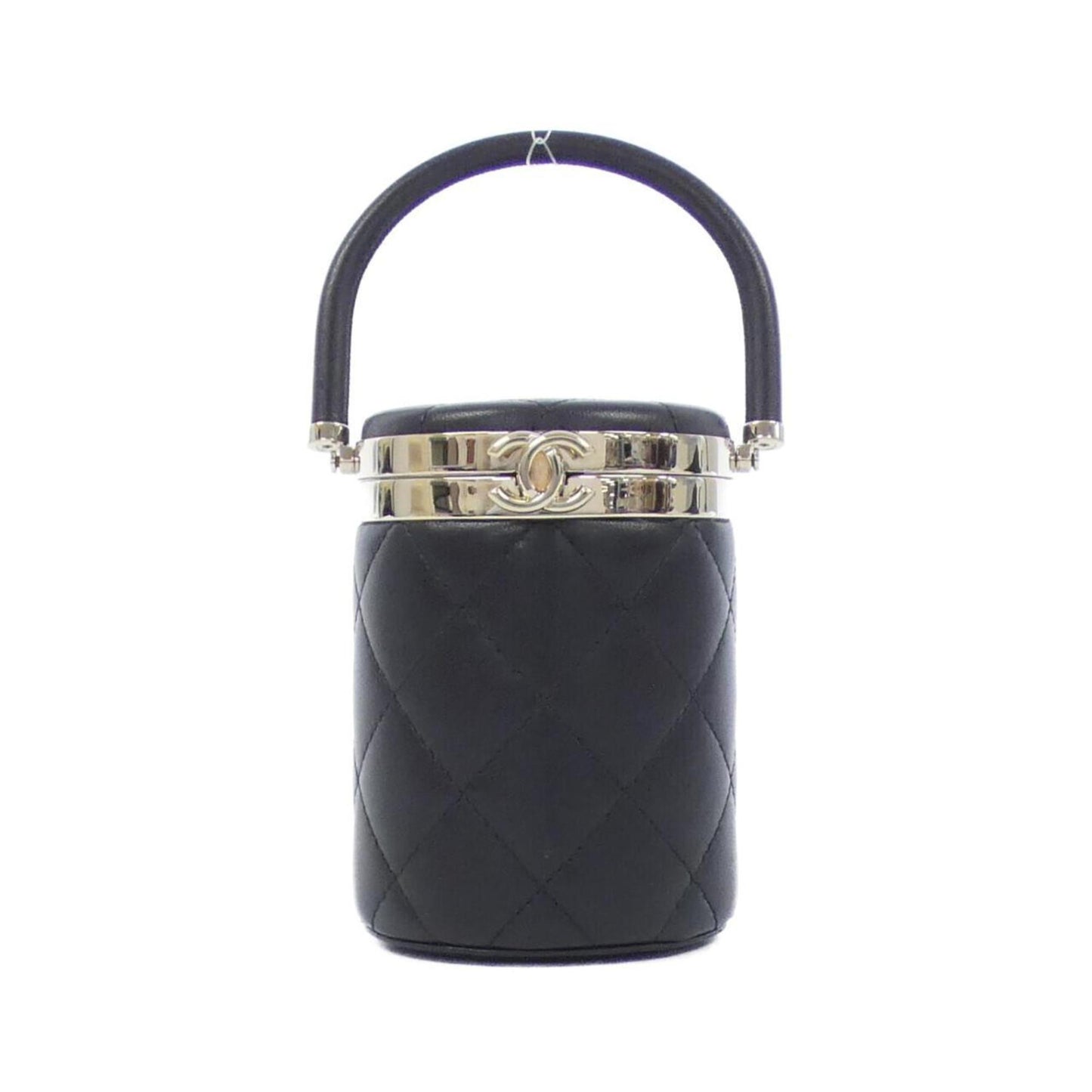 Chanel Black Leather Coco Handle