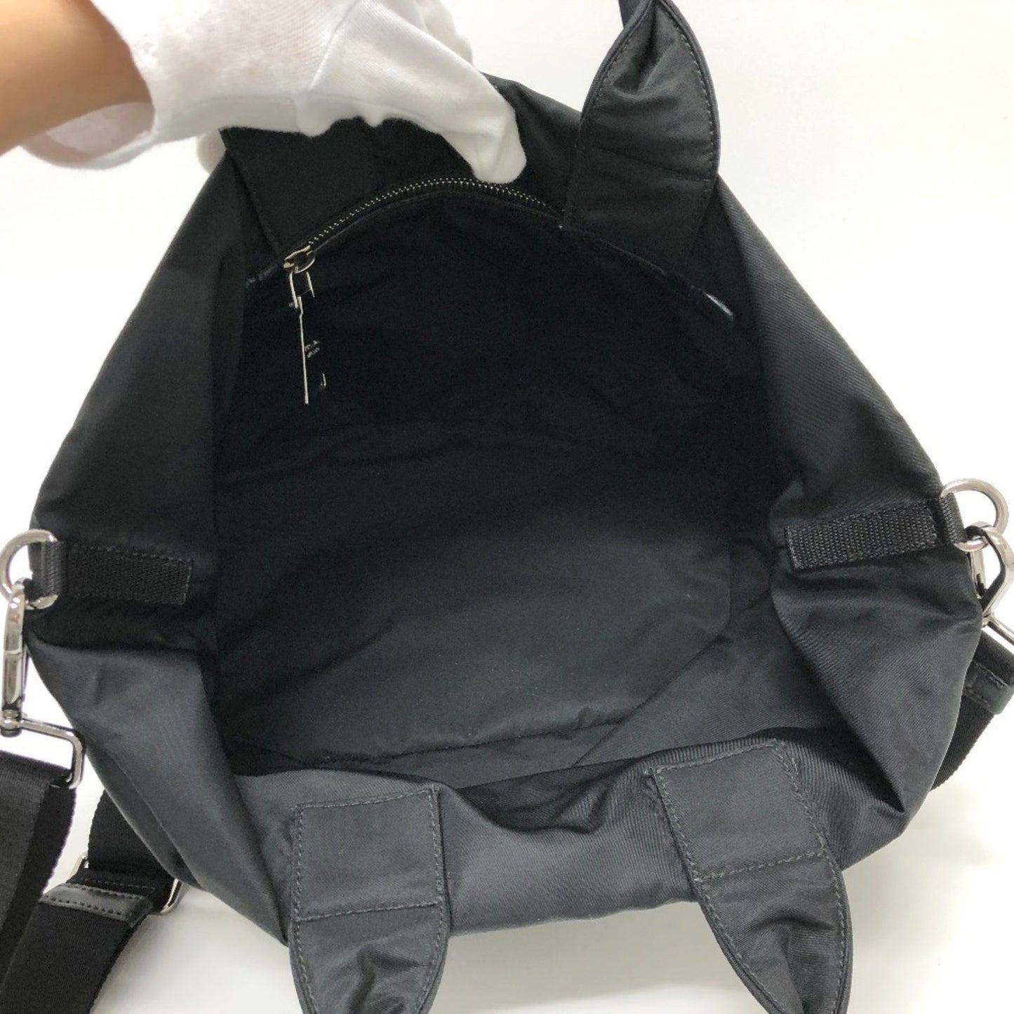 Prada Brown Synthetic Tessuto