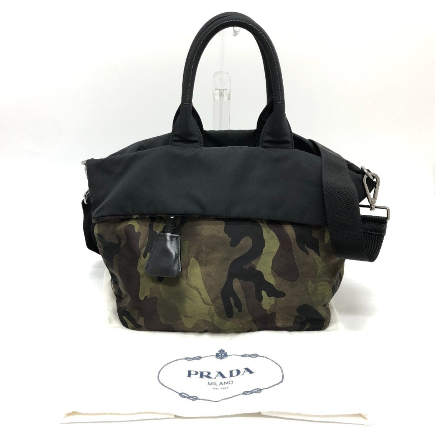 Prada Brown Synthetic Tessuto
