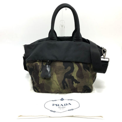 Prada Brown Synthetic Tessuto