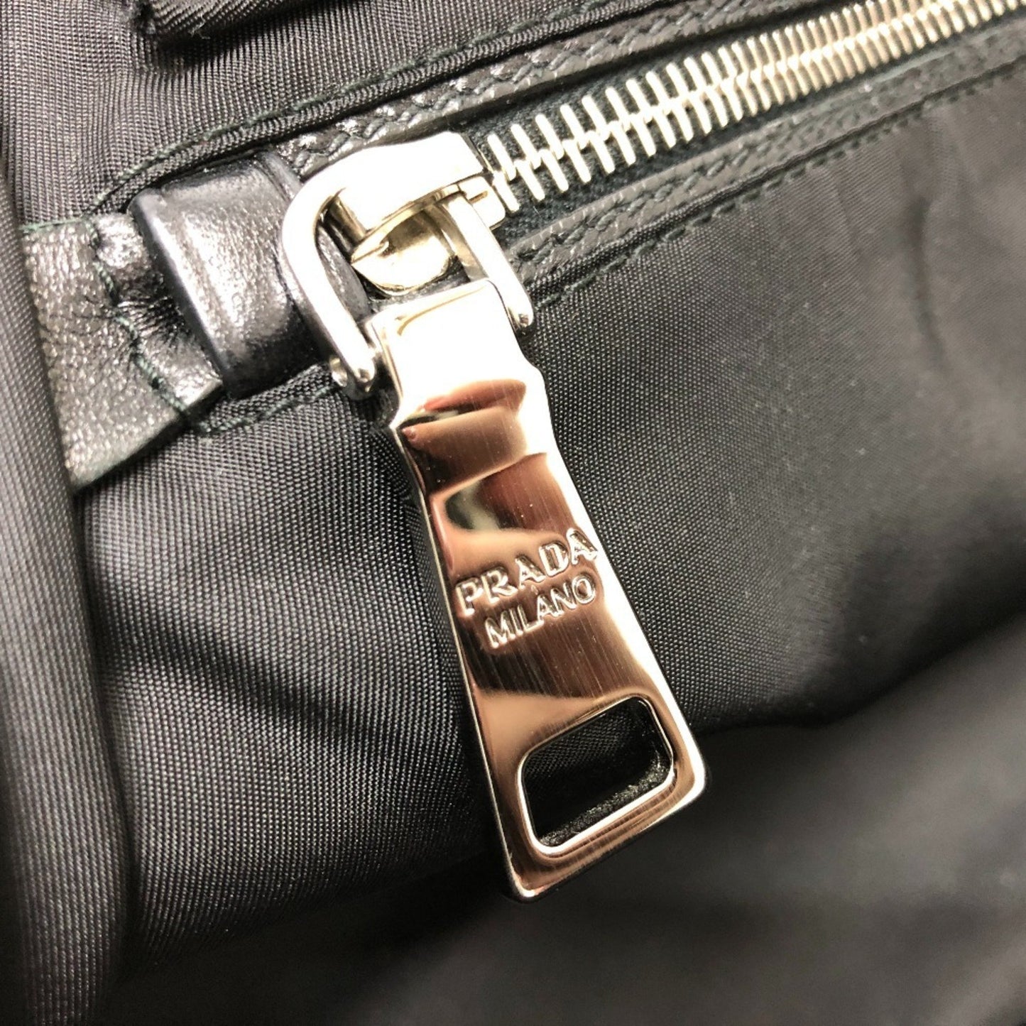 Prada Brown Synthetic Tessuto