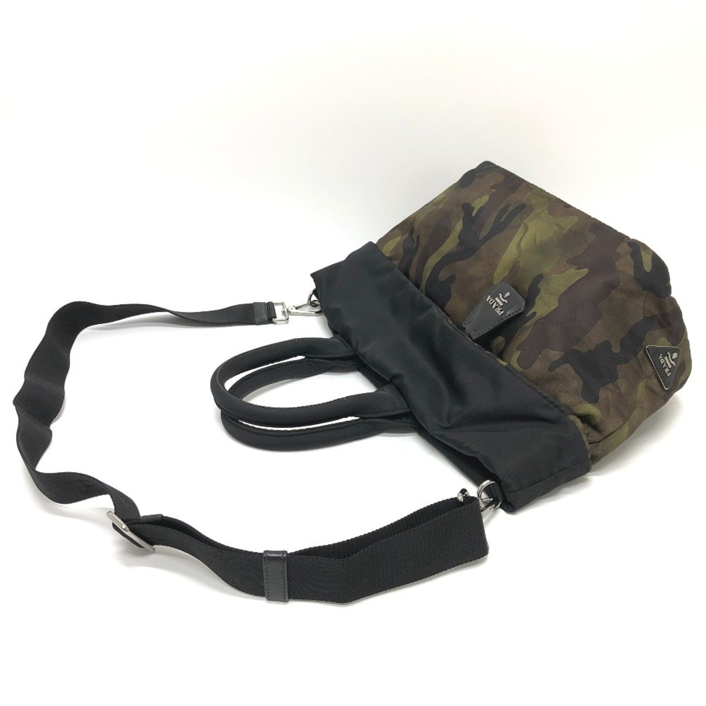 Prada Brown Synthetic Tessuto
