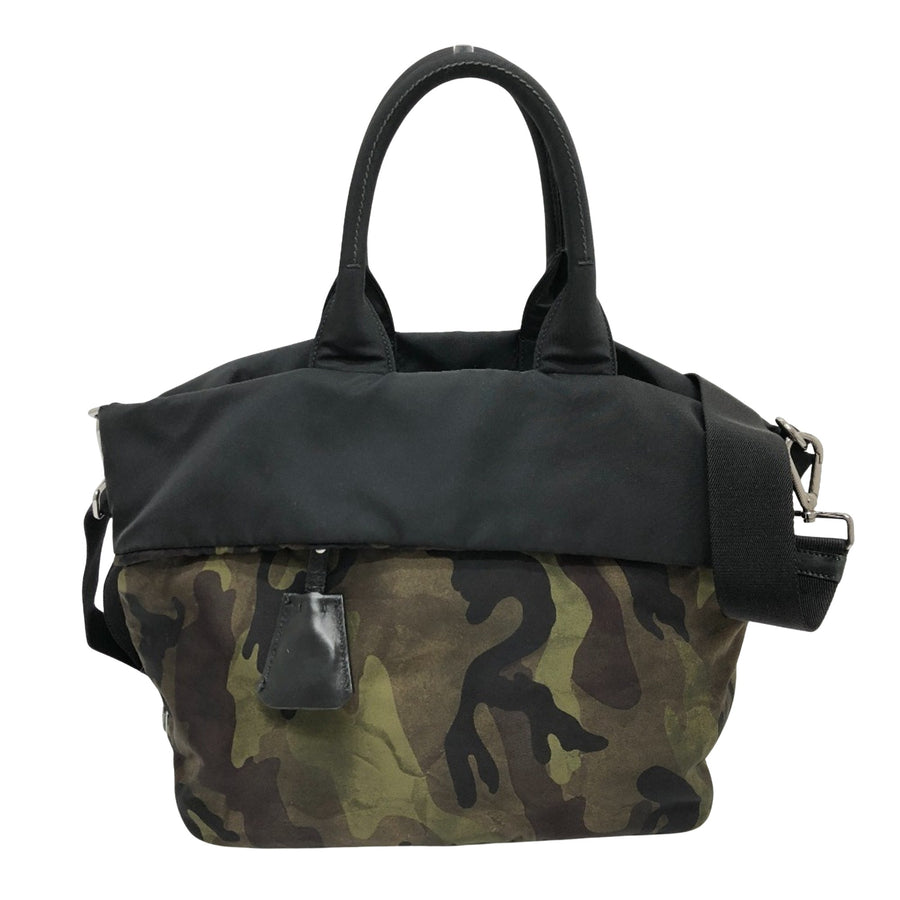 Prada Brown Synthetic Tessuto