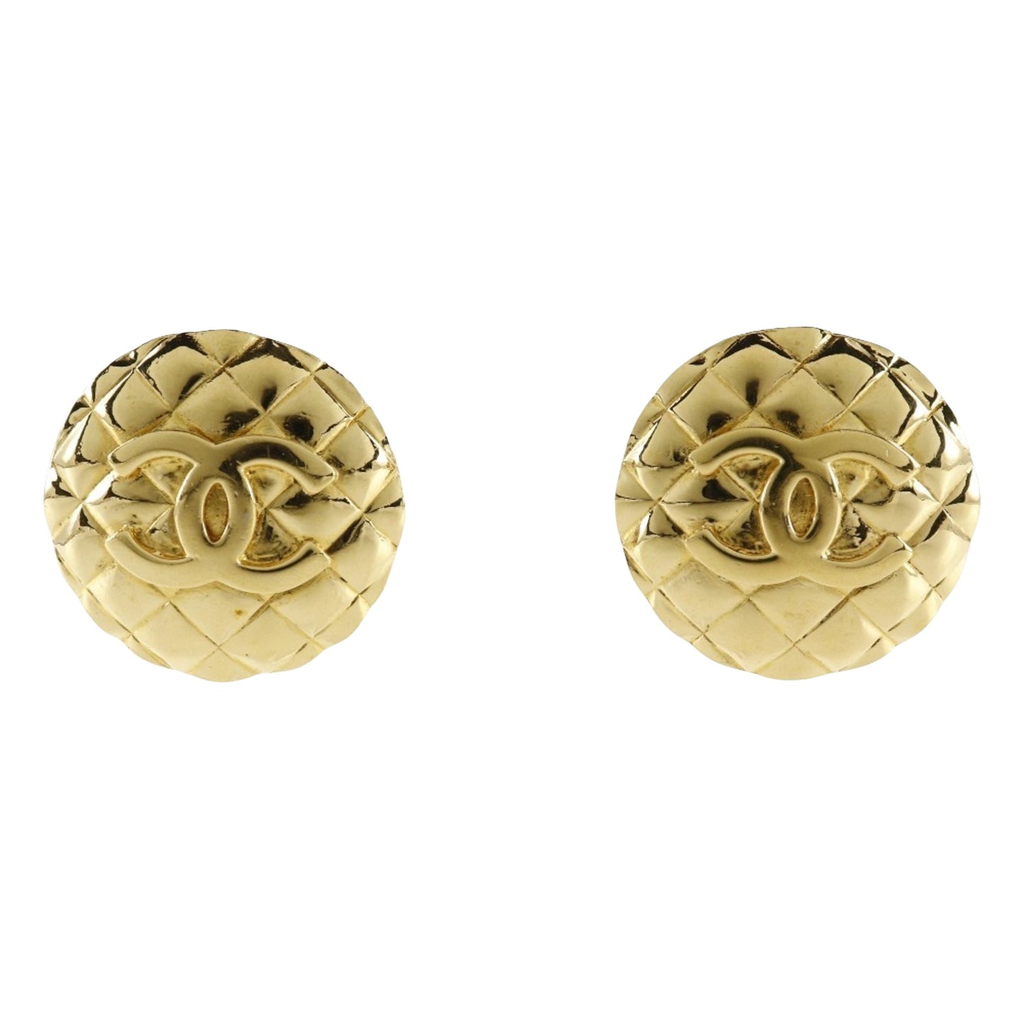 Chanel Gold Gold Plated Coco Mark