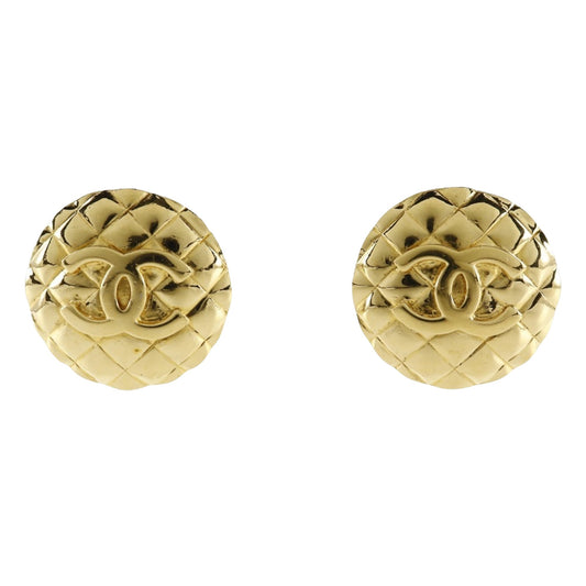 Chanel Gold Gold Plated Coco Mark