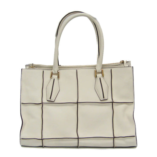 Tod's White Leather D-cube
