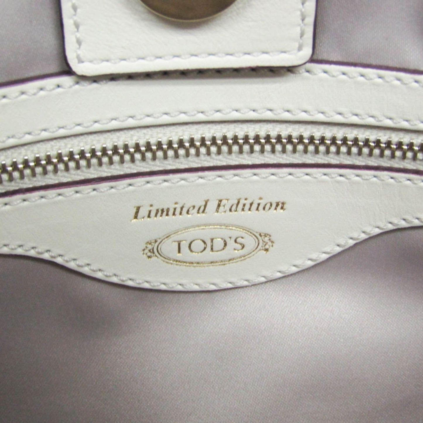 Tod's White Leather D-cube