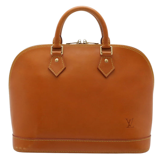 Louis Vuitton Brown Leather Alma