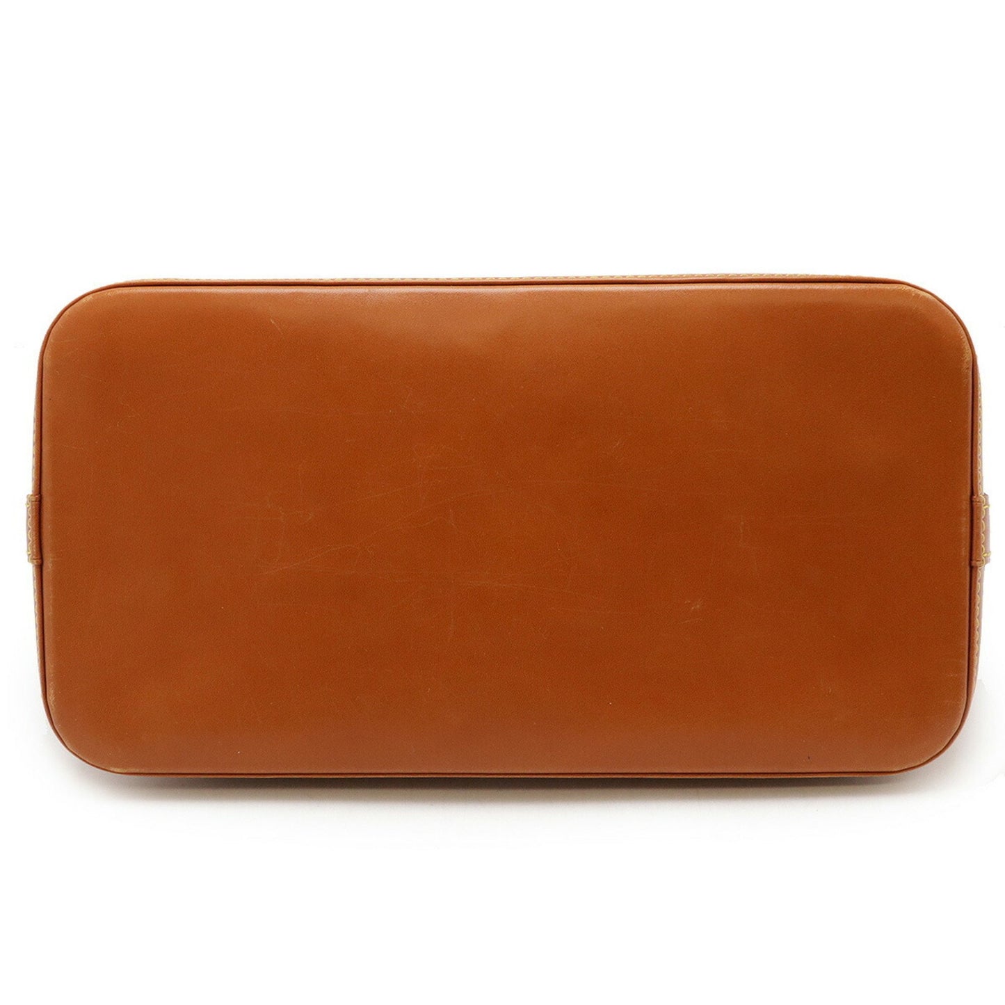 Louis Vuitton Brown Leather Alma