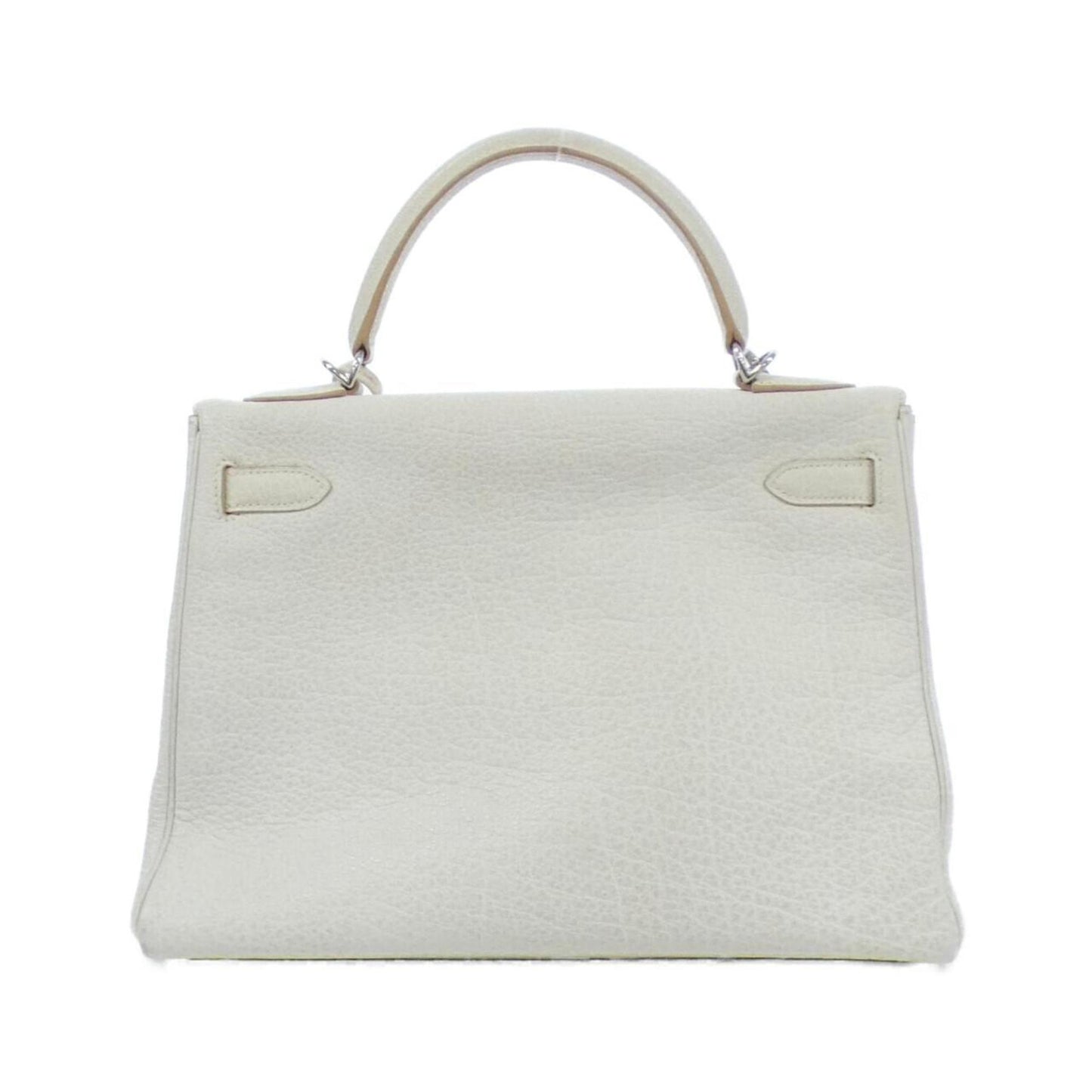 Hermès White Leather Kelly 32
