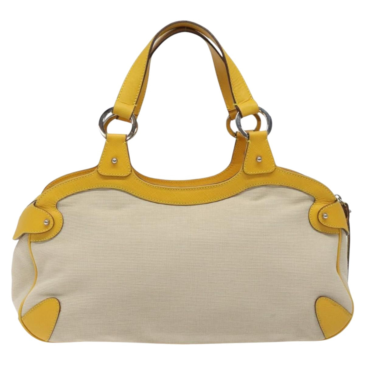 Salvatore Ferragamo Brown Canvas Gancini