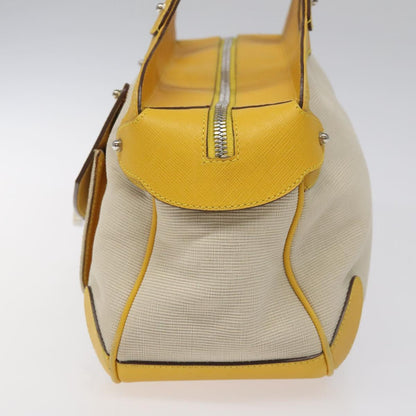 Salvatore Ferragamo Brown Canvas Gancini