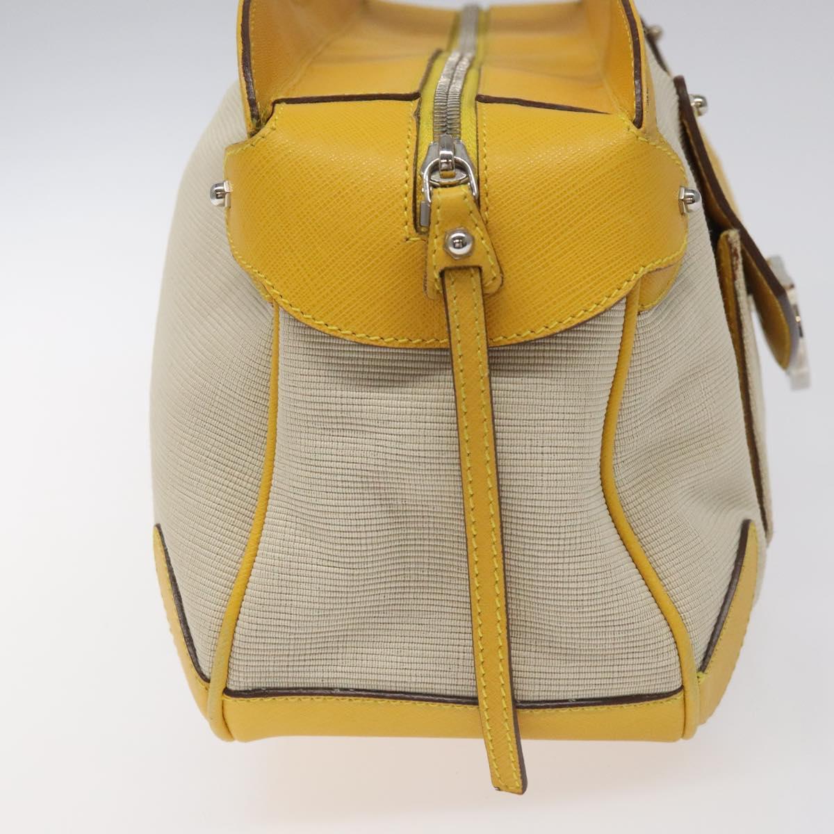 Salvatore Ferragamo Brown Canvas Gancini