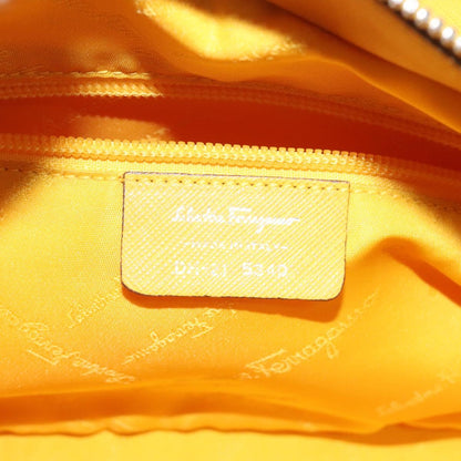 Salvatore Ferragamo Brown Canvas Gancini