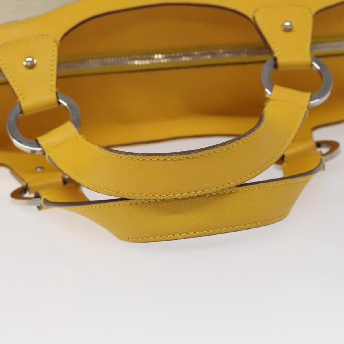 Salvatore Ferragamo Brown Canvas Gancini