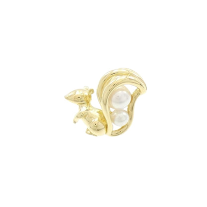 Chanel Gold Gold Plated Coco Mark