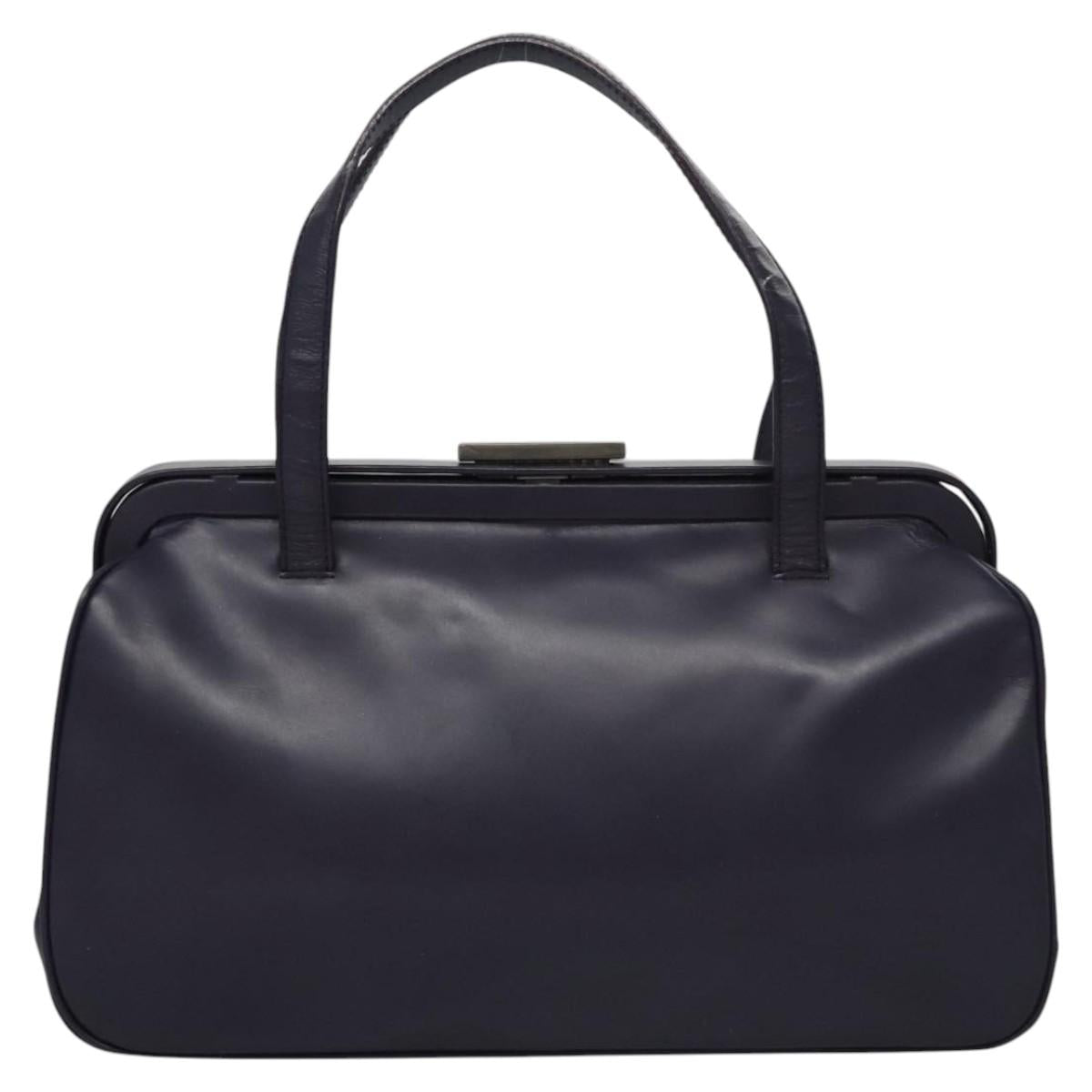 Prada Purple Leather Tote