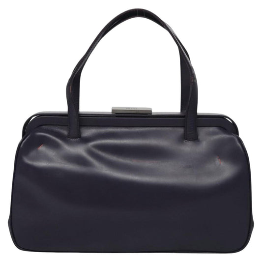 Prada Purple Leather Tote