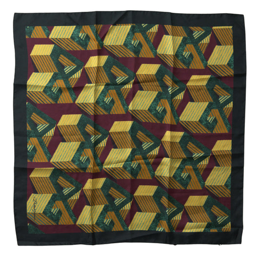 Dolce & Gabbana Elegant Multicolor Silk Men'S Square Scarf