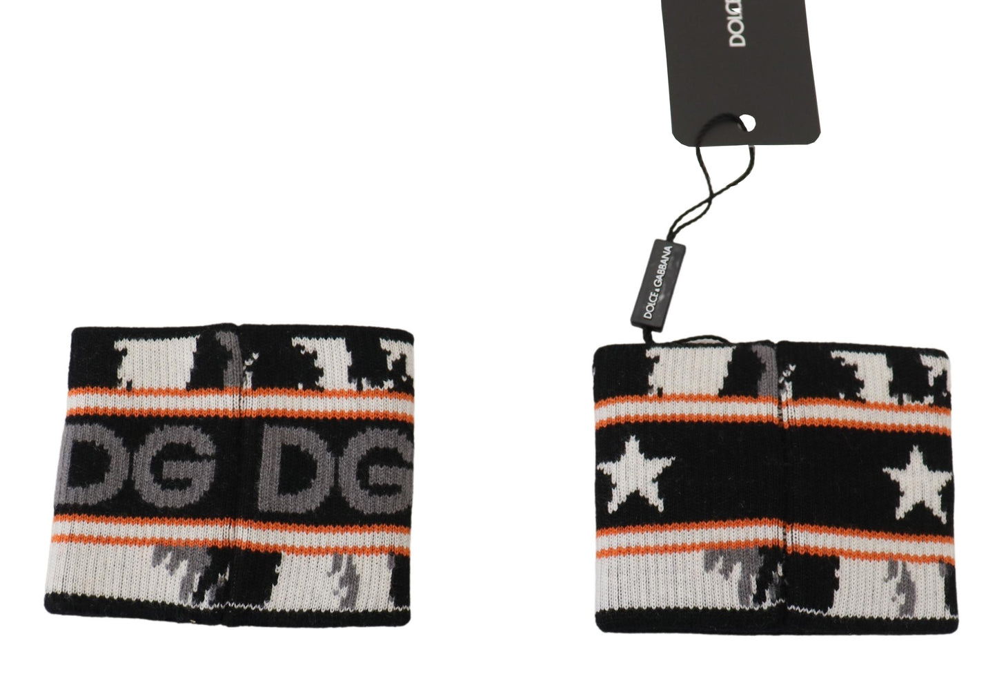 Dolce & Gabbana Elegant Wool-Cashmere Dg Queen Wrist Wrap