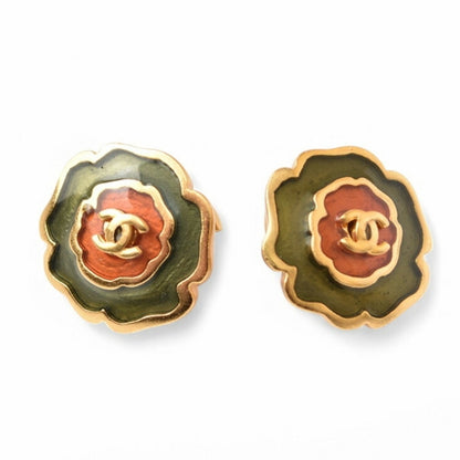 Chanel Gold Gold Plated Coco Mark