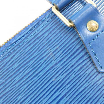 Louis Vuitton Blue Leather Alma