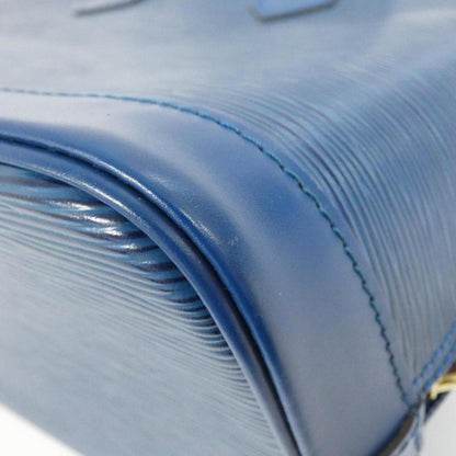 Louis Vuitton Blue Leather Alma