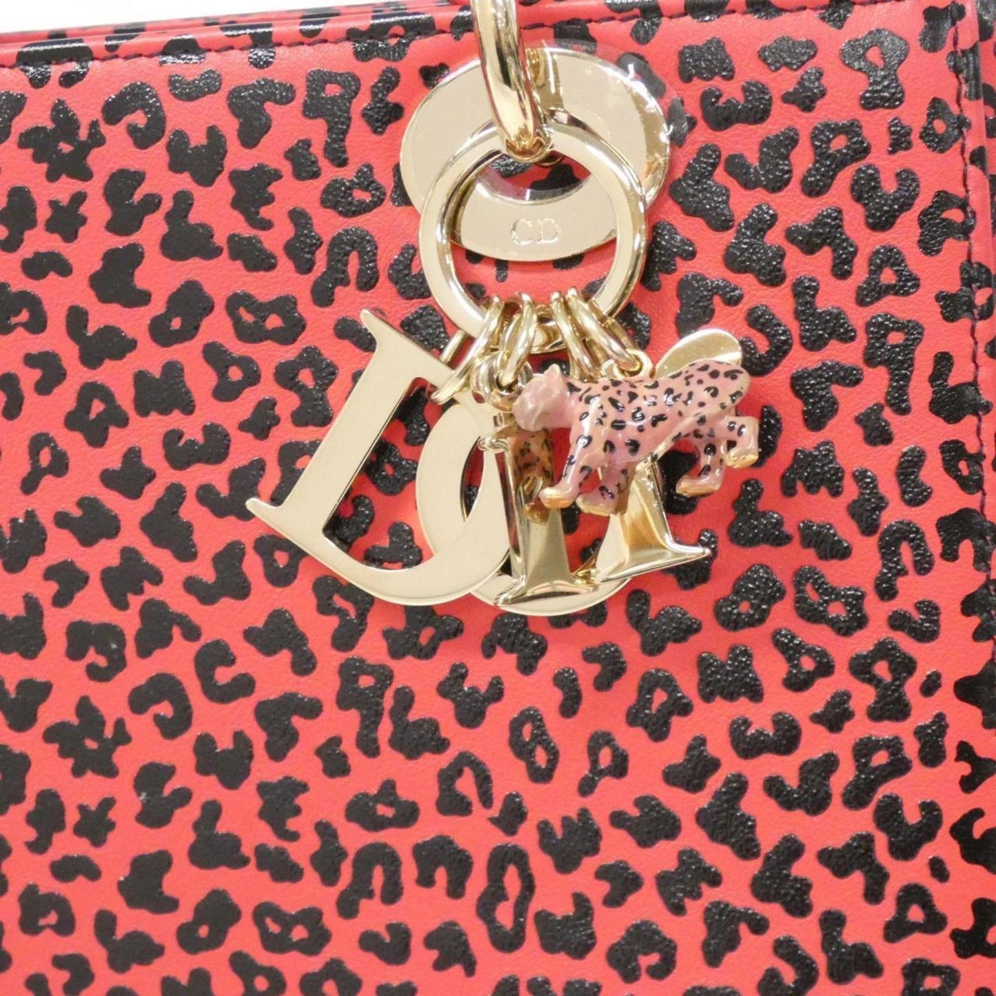 Dior Red Leather Lady Dior