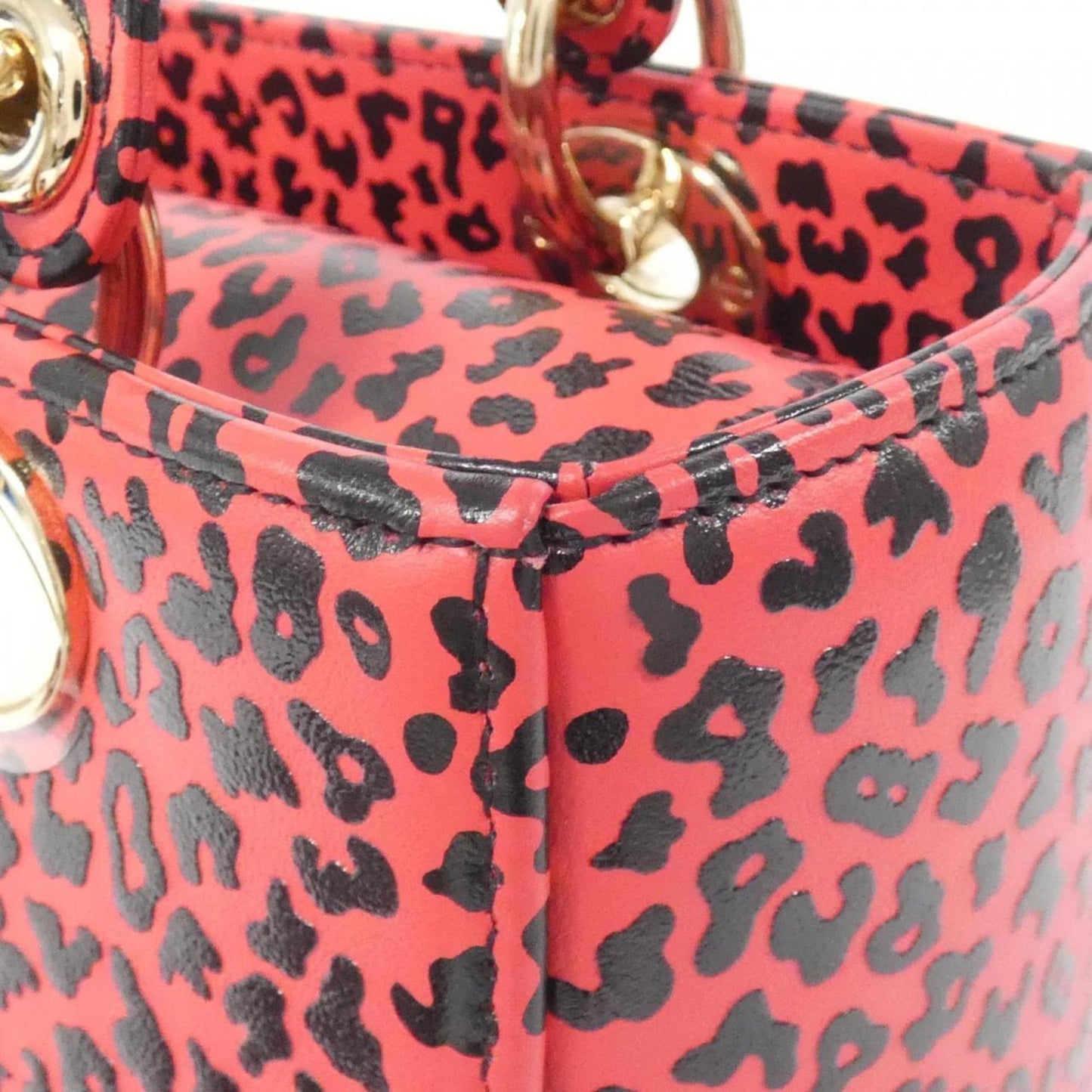 Dior Red Leather Lady Dior