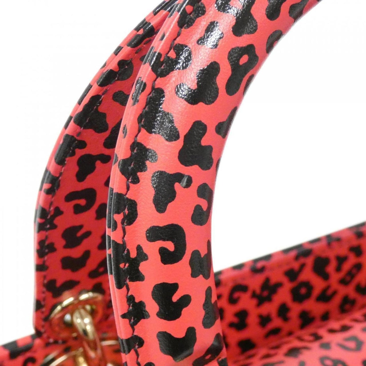 Dior Red Leather Lady Dior