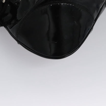 Salvatore Ferragamo Black Patent Leather Gancini