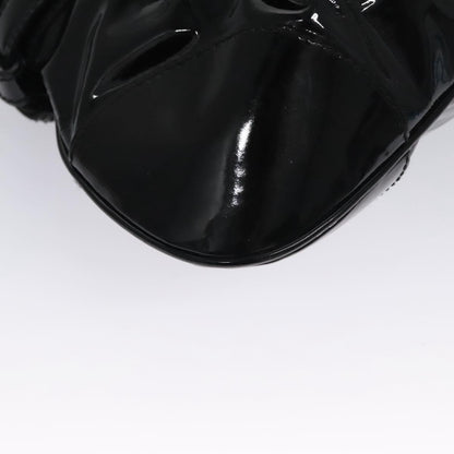 Salvatore Ferragamo Black Patent Leather Gancini