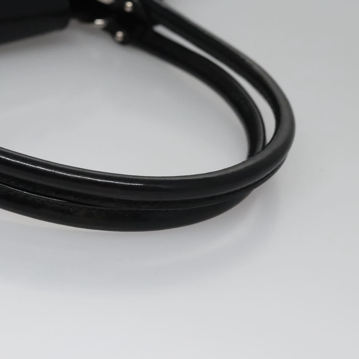 Salvatore Ferragamo Black Patent Leather Gancini