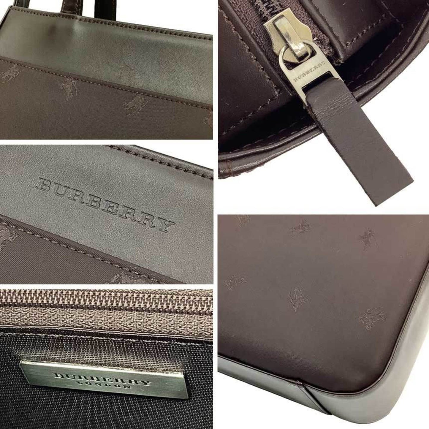 Burberry Brown Synthetic Handbag